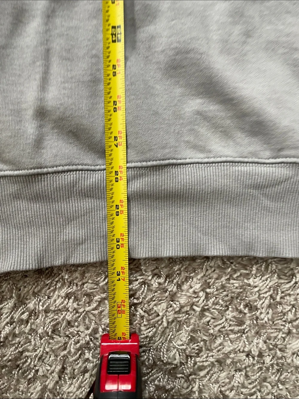 The North Face Men's Light Gray Crewneck Sweatshirt size Large